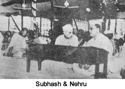 Subhash & Nehru at Tripuri